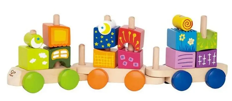 Конструктор Hape Locomotive E0417 (Multicolor)