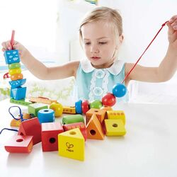 Set de figuri cu franghie Hape String-Along Shapes E1019 (Multicolor) Thumb