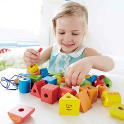 Set de figuri cu franghie Hape String-Along Shapes E1019 (Multicolor) Thumb
