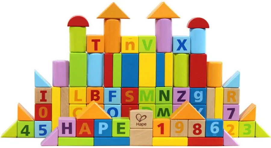 Constructor Hape Wooden Blocks (Multicolor)