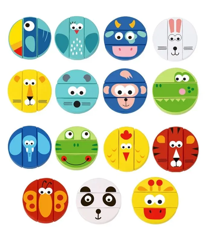 Набор блоков Tooky Toy Animals TH293 (Multicolor) - 3