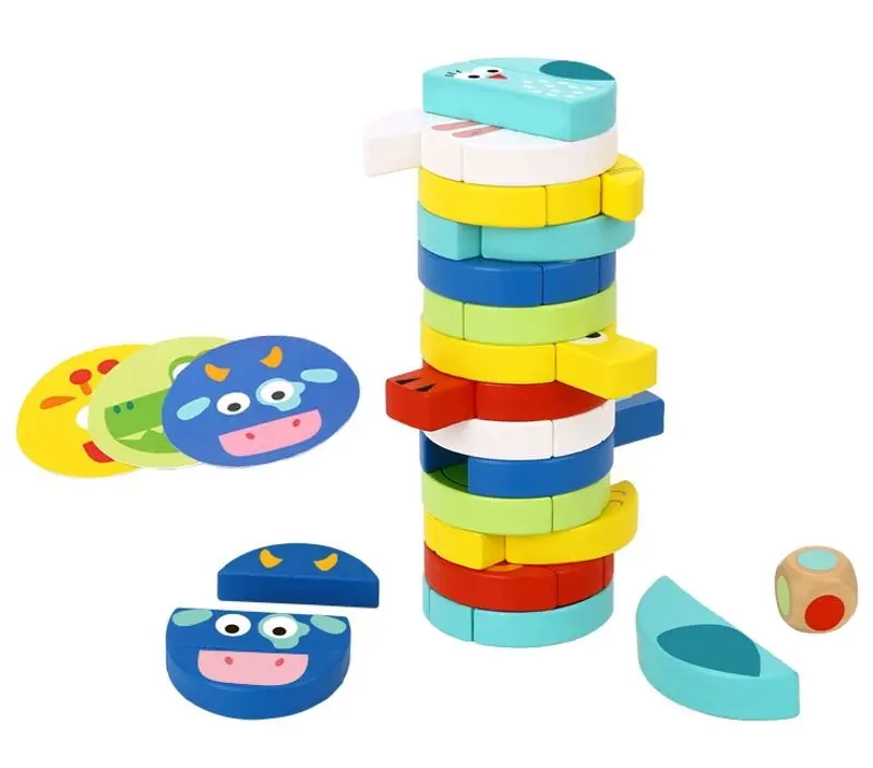 Набор блоков Tooky Toy Animals TH293 (Multicolor)