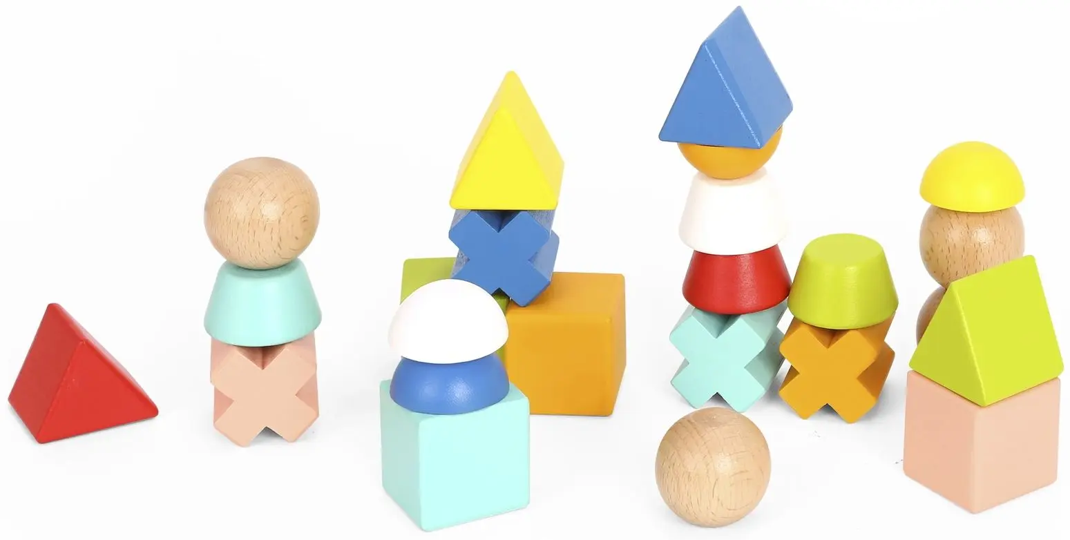 Развивающие кубики Tooky Toy TF268 (Multicolor) - 2