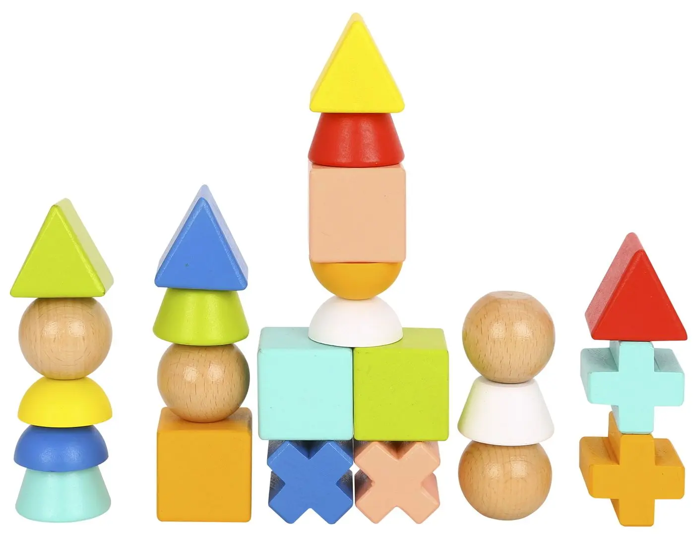 Развивающие кубики Tooky Toy TF268 (Multicolor)