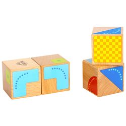Развивающие кубики Tooky Toy TY385 (Wood) Thumb