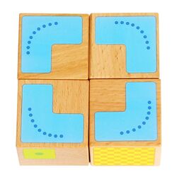Развивающие кубики Tooky Toy TY385 (Wood) Thumb