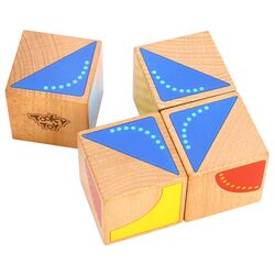 Развивающие кубики Tooky Toy TY385 (Wood)