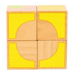 Развивающие кубики Tooky Toy TY385 (Wood) Thumb