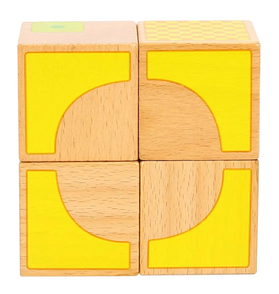 Развивающие кубики Tooky Toy TY385 (Wood) - 4