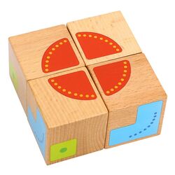 Развивающие кубики Tooky Toy TY385 (Wood) Thumb