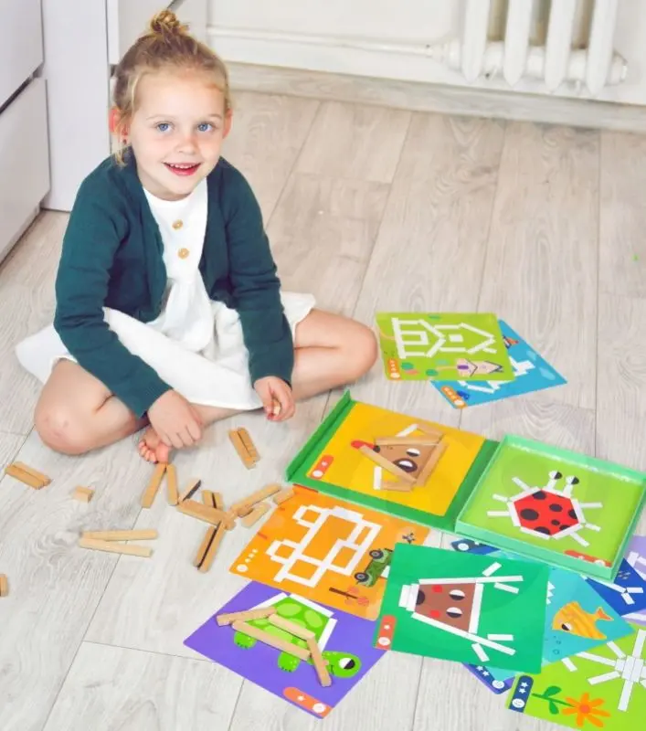 Набор блоков Tooky Toy Creative Math Sticks (Wood) - 5