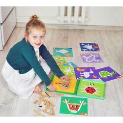 Набор блоков Tooky Toy Creative Math Sticks (Wood) Thumb