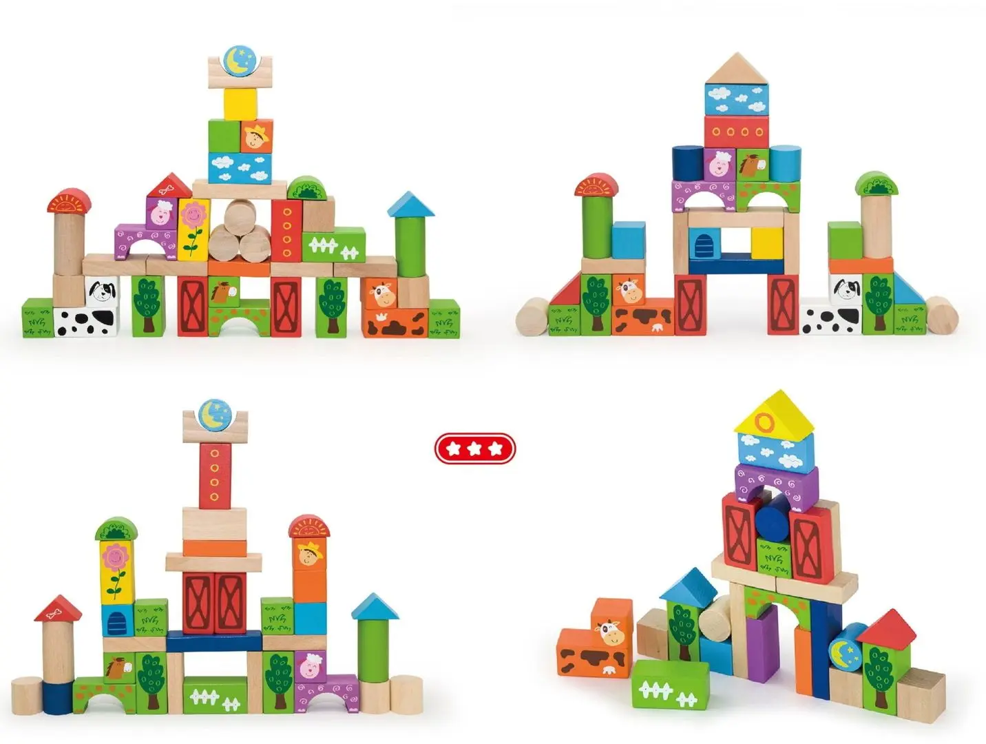 Constructor Viga Toys Farm 50285 (Multicolor) - 6