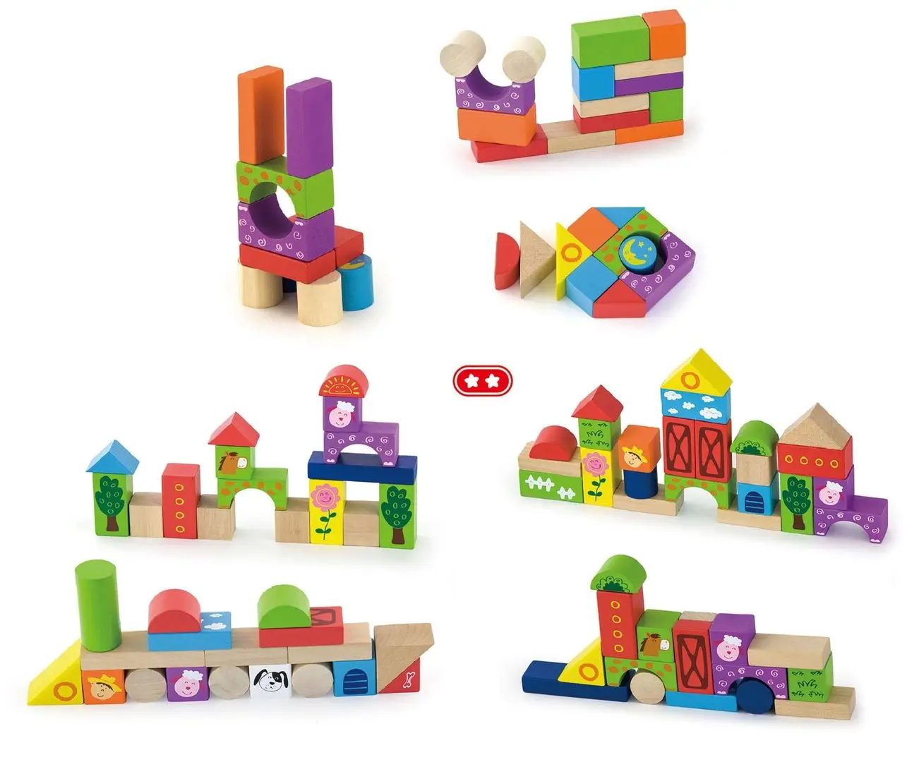 Constructor Viga Toys Farm 50285 (Multicolor) - 5