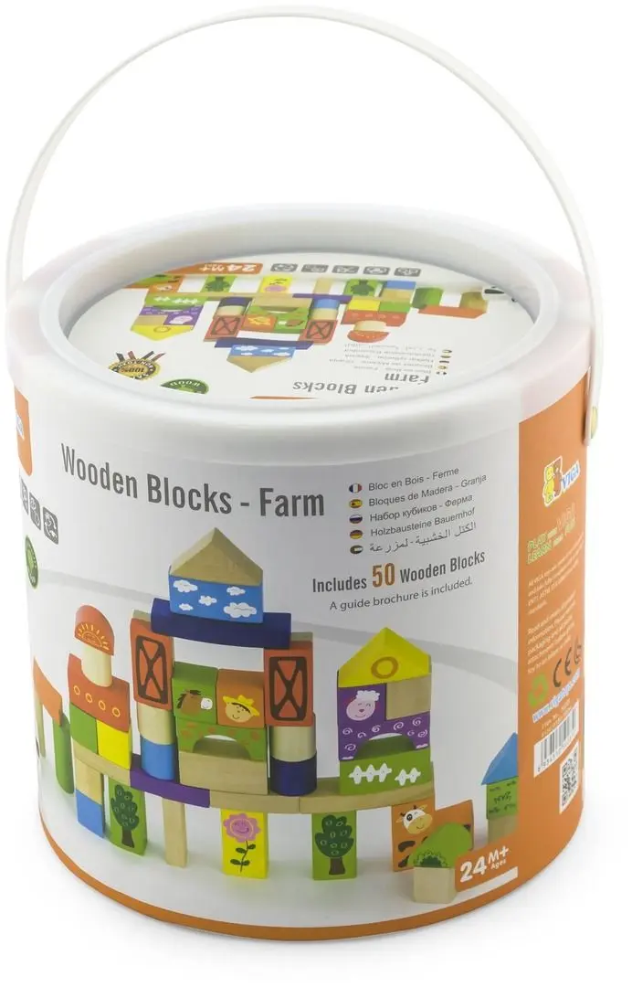 Constructor Viga Toys Farm 50285 (Multicolor) - 3
