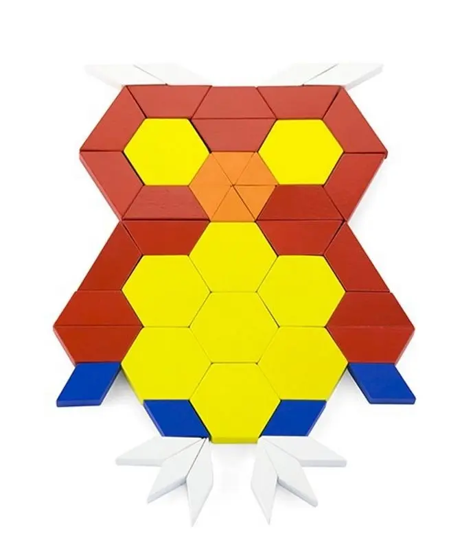 Constructor Viga Toys Geometric Blocks 50065 (Multicolor) - 2