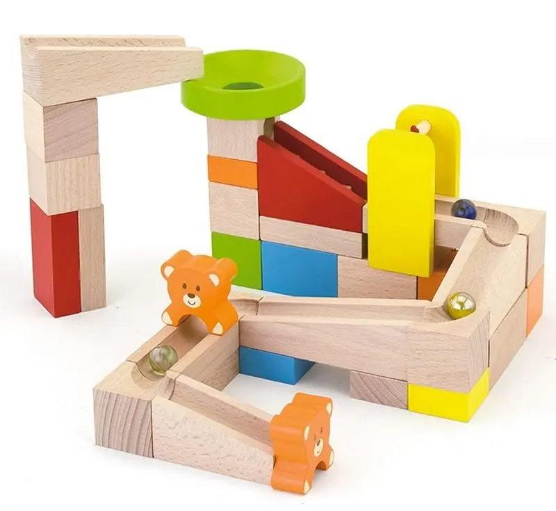 Constructor Viga Toys Marble Run 51619 (Multicolor) - 3