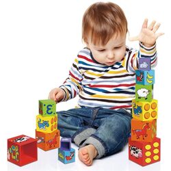 Cuburi educative Viga Toys Nesting Stacking Blocks 59461 Thumb