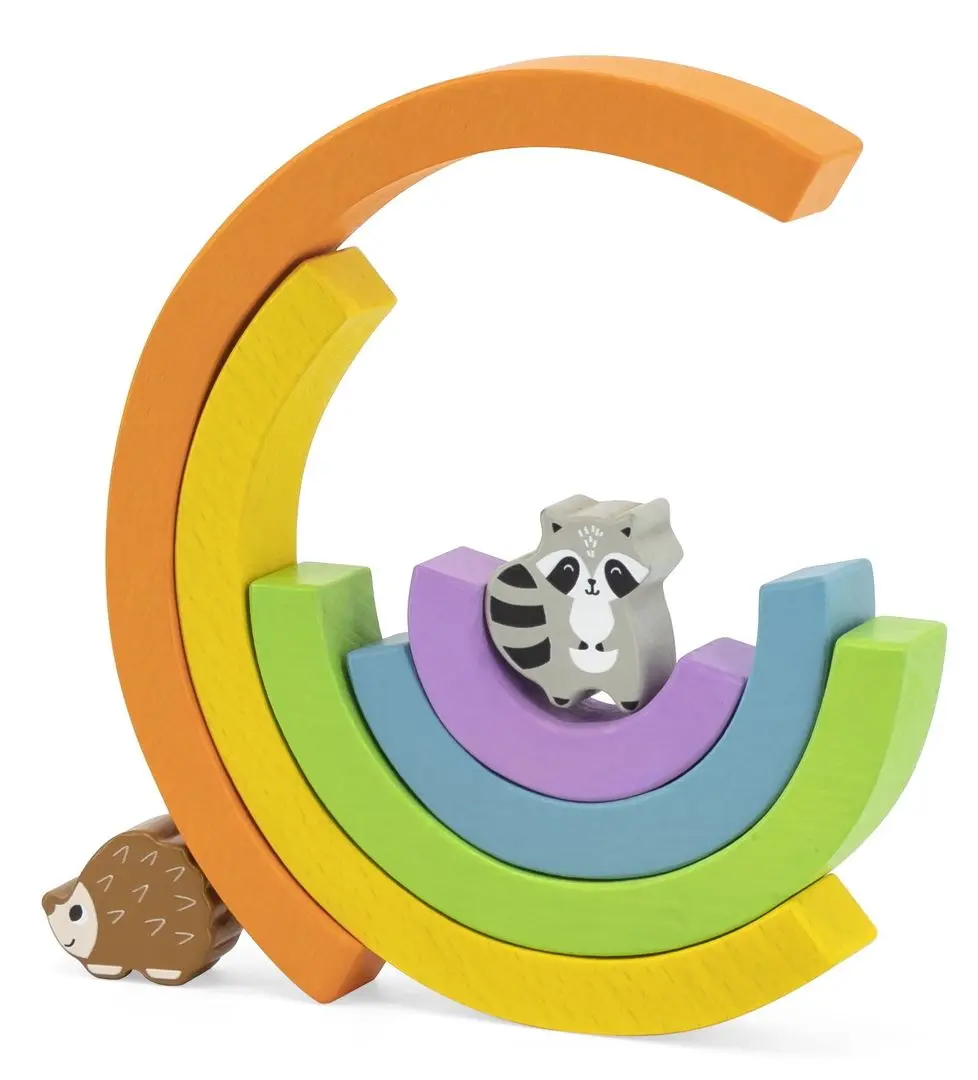 Балансир Viga Toys Rainbow Balacing Blocks 44590 (Multicolor)