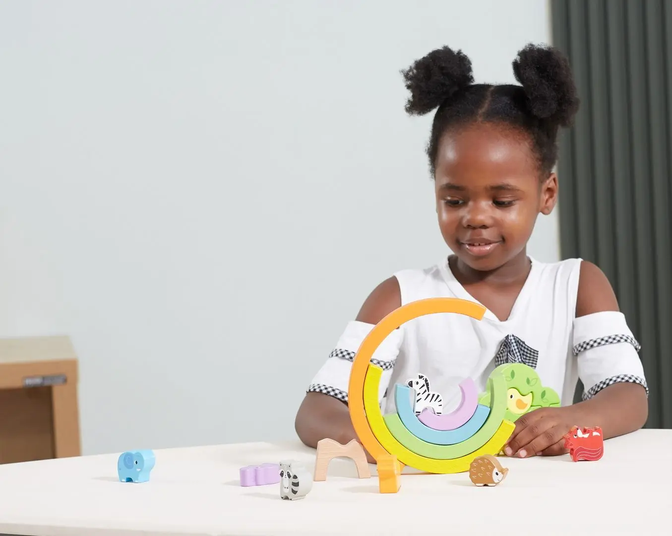 Балансир Viga Toys Rainbow Balacing Blocks 44590 (Multicolor)