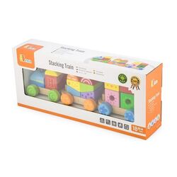 Constructor Viga Toys Stacking Train 50534 (Multicolor) Thumb