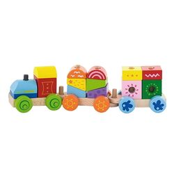 Constructor Viga Toys Stacking Train 50534 (Multicolor)