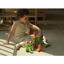 Cuburi educative Viga Toys Zoo 50286 (Multicolor) Thumb