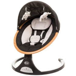 Sezlong pentru copii 4Baby Rock'n Relax (Black)