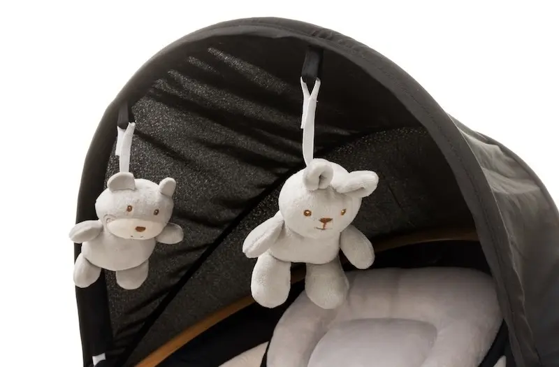 Sezlong pentru copii 4Baby Rock'n Relax (Black) - 6