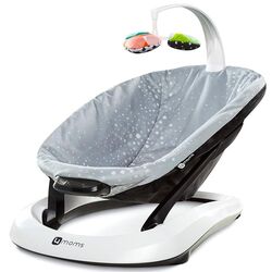 Scaun balansoar 4moms BounceRoo (Silver Plush)