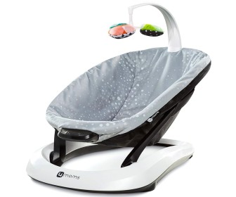 Scaun balansoar 4moms BounceRoo (Silver Plush)