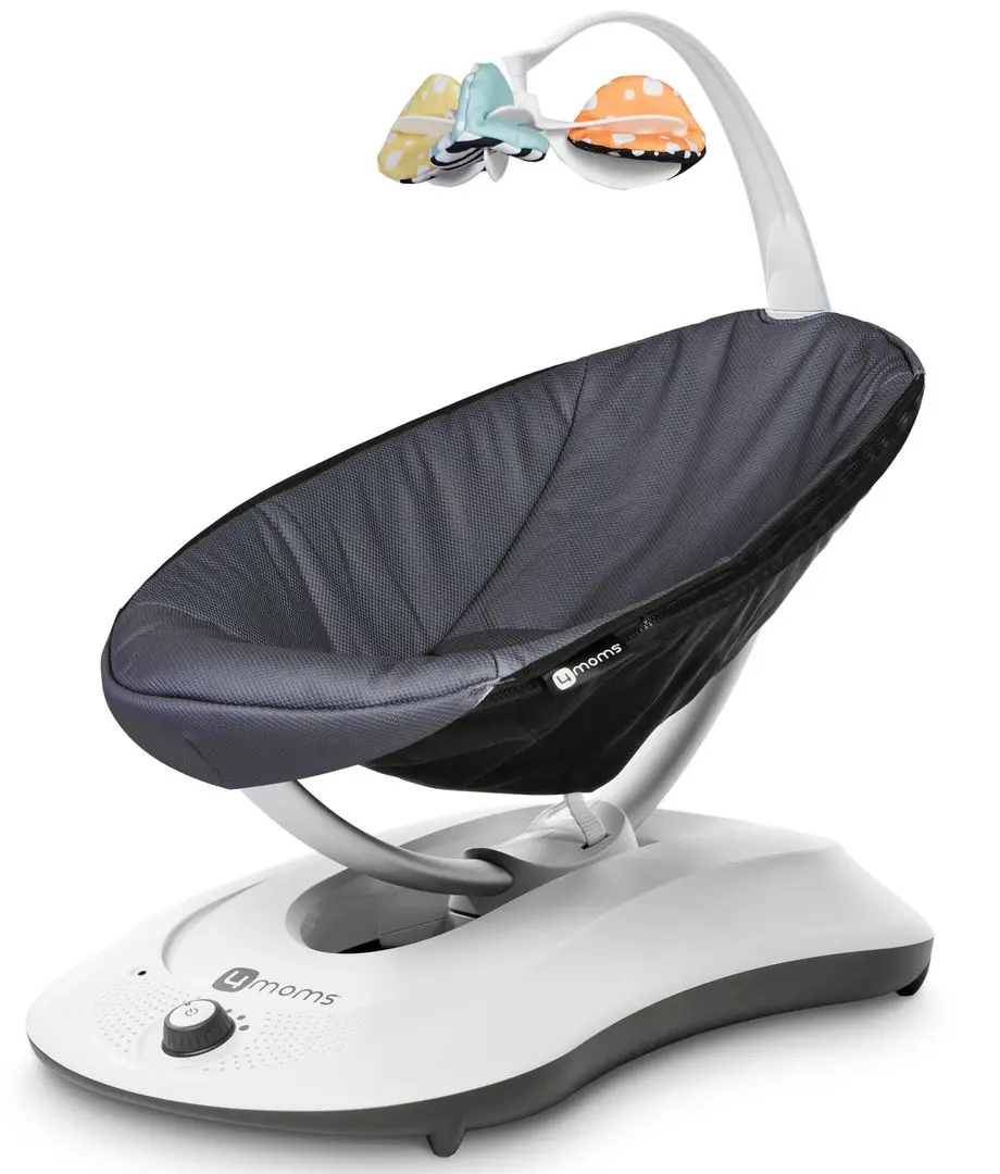 Детский шезлонг 4moms RockaRoo (Dark Grey)