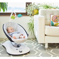 Sezlong pentru copii 4moms RockaRoo (Grey Classic) Thumb