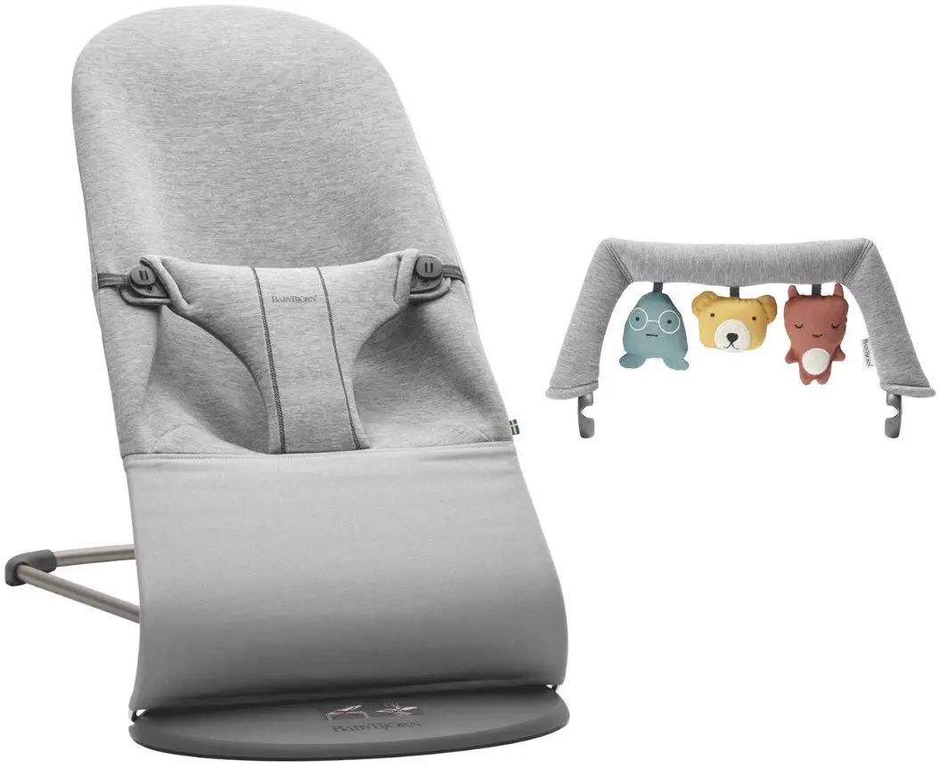 Sezlong pentru copii BabyBjorn Bliss (Light Grey)