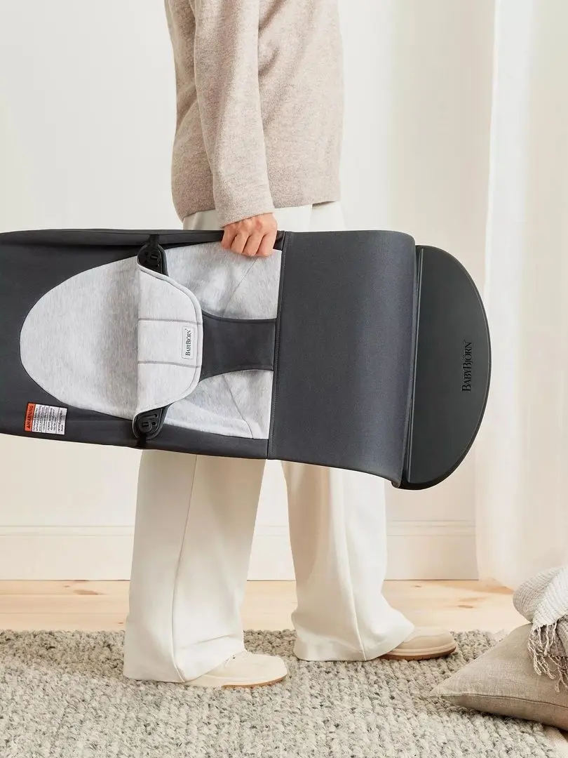 Sezlong-leagan pentru copii BabyBjorn Balance Soft (Gray/Dark Gray)