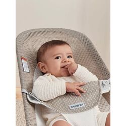 Sezlong-leagan pentru copii BabyBjorn Balance Soft (Grey Beige) Thumb