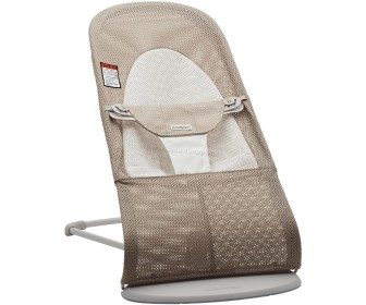 Sezlong-leagan pentru copii BabyBjorn Balance Soft (Grey Beige)