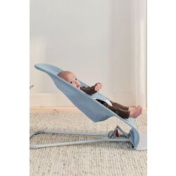 Детский шезлонг-качели BabyBjorn Balance Soft (Sky Blue/White) Thumb