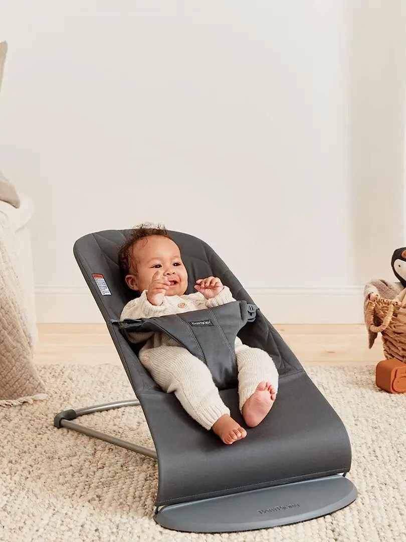 Sezlong-leagan pentru copii BabyBjorn Bliss (Anthracite) - 10