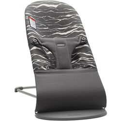 Sezlong-leagan pentru copii BabyBjorn Bliss (Anthracite/Landscape Print)