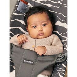Sezlong-leagan pentru copii BabyBjorn Bliss (Anthracite/Landscape Print) Thumb