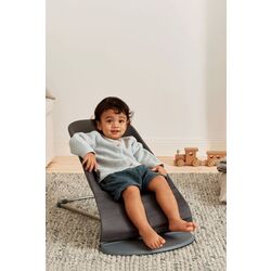 Sezlong-leagan pentru copii BabyBjorn Bliss (Anthracite/Landscape Print) Thumb