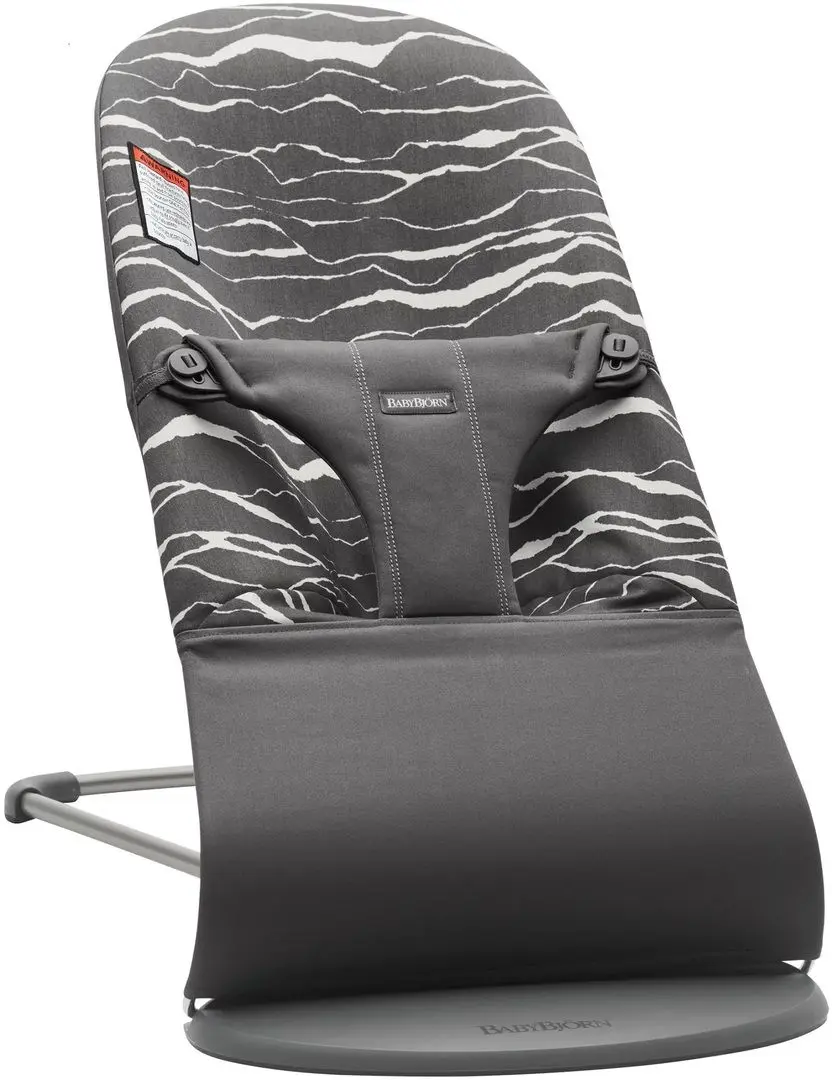 Sezlong-leagan pentru copii BabyBjorn Bliss (Anthracite/Landscape Print)