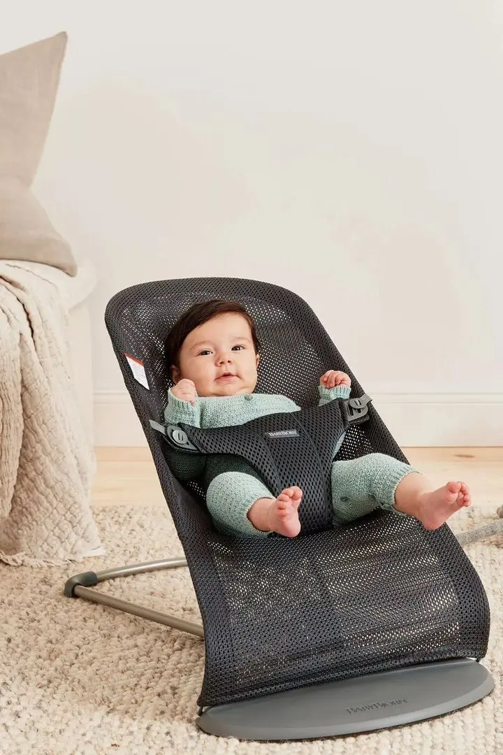 Sezlong-leagan pentru copii BabyBjorn Bliss (Black)