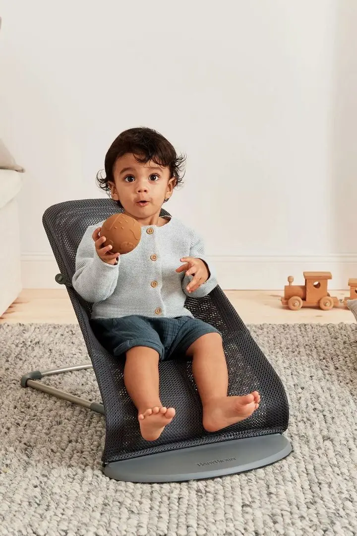 Sezlong-leagan pentru copii BabyBjorn Bliss (Black)