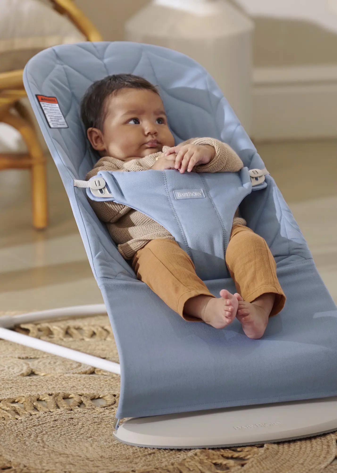 Sezlong-leagan pentru copii BabyBjorn Bliss (Blue) - 3