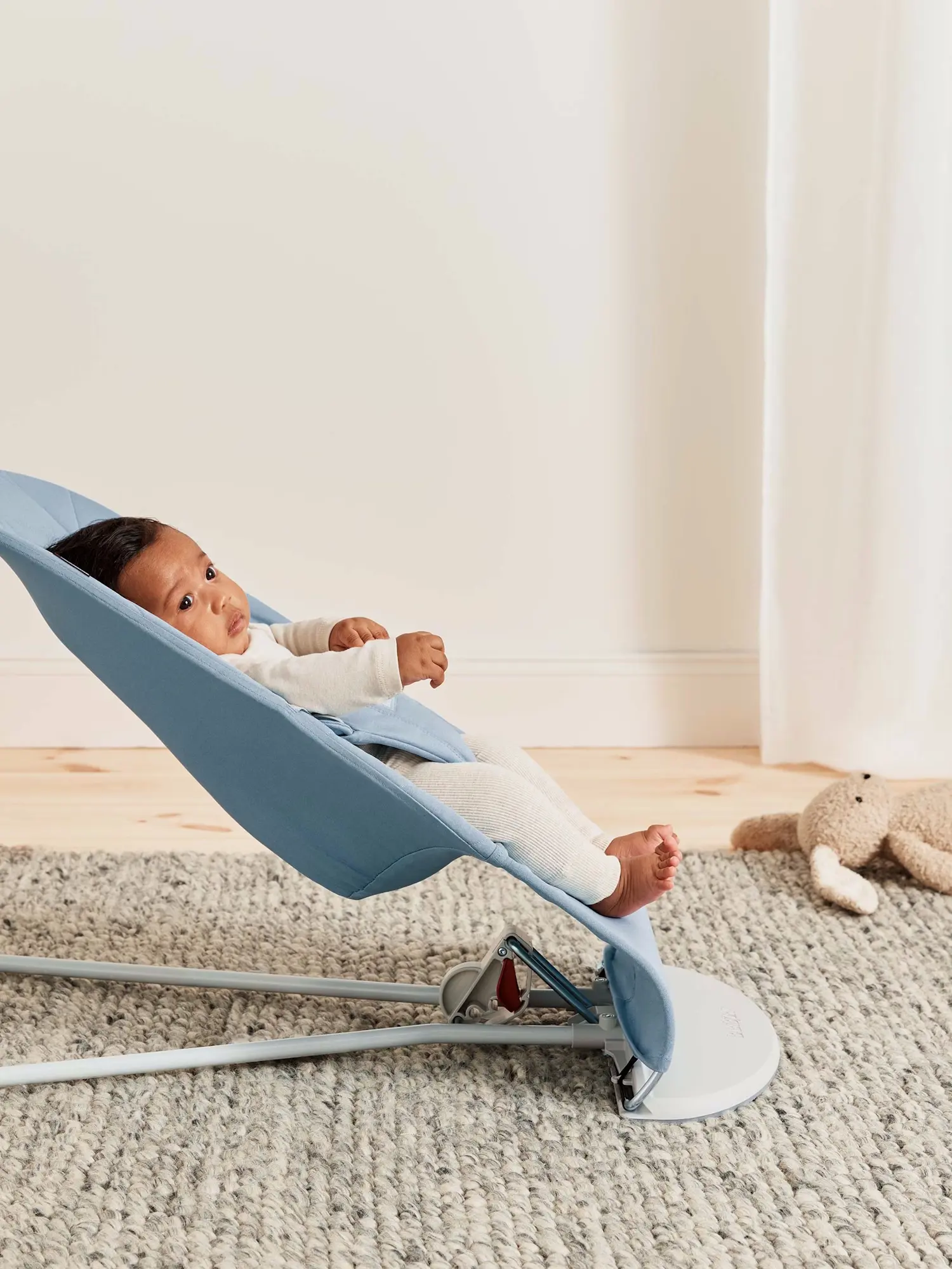 Sezlong-leagan pentru copii BabyBjorn Bliss (Blue) - 5