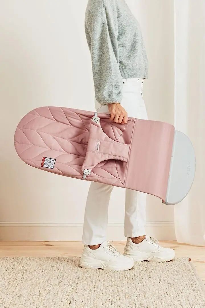 Sezlong-leagan pentru copii BabyBjorn Bliss (Dusty Pink)