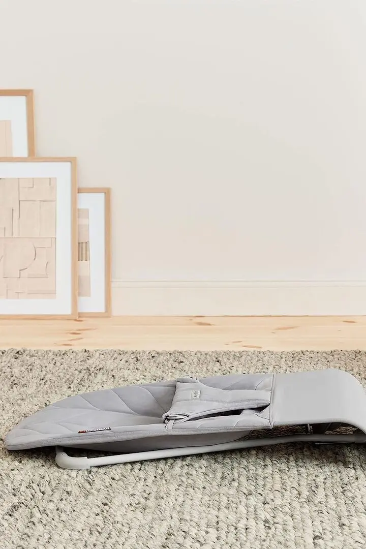 Sezlong-leagan pentru copii BabyBjorn Bliss (Light Grey)