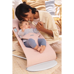 Детский шезлонг-качели BabyBjorn Bliss Melange (Light Pink) Thumb